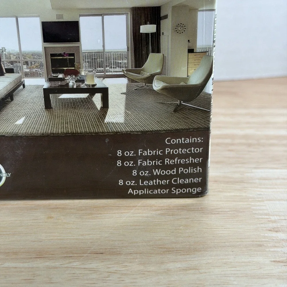 Furniture Care Protection Fabric Refresher Wood Polish Leather Cleaner New